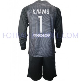 Barn Fotballdrakter Keeper Paris Saint-Germain Keylor Navas 1 Borte 2020-21 Langermet